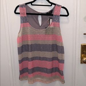 Jack by BB Dakota sleeveless sequin top